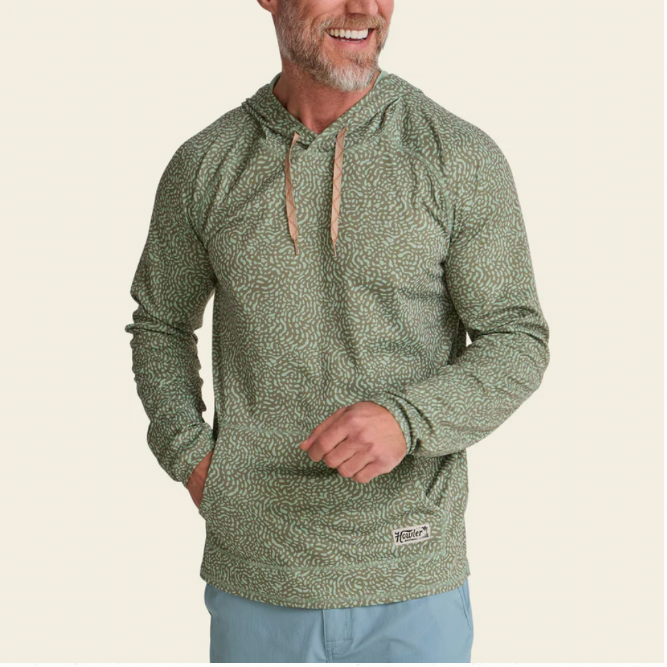 Howler Bros M Loggerhead Hoodie POND PATTERNS MERMAIDS