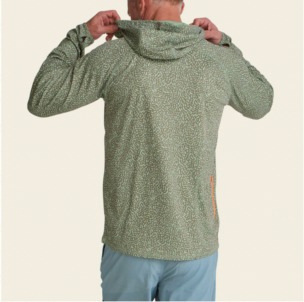 Howler Bros M Loggerhead Hoodie POND PATTERNS MERMAIDS