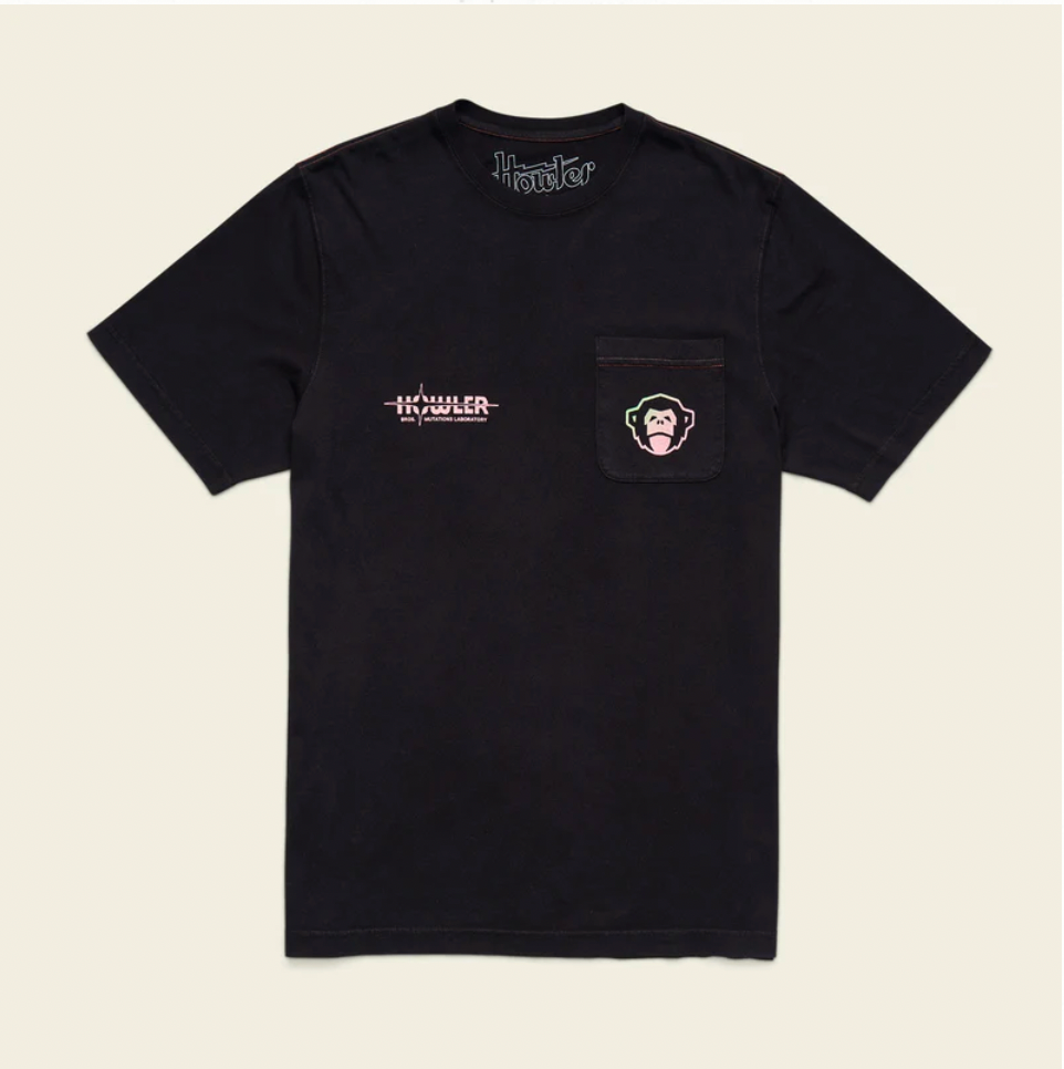 Howler Bros M SS Pocket Tee MUTATIONS LAB BLACK