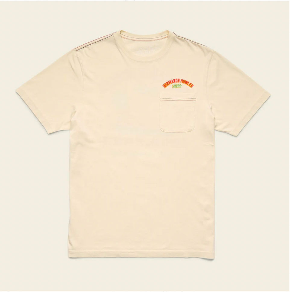 Howler Bros M SS Pocket Tee FRUTERIA FLOTANTE NATURAL