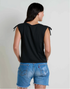 Toad & Co W Anza Cinch Tank BLACK