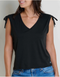 Toad & Co W Anza Cinch Tank BLACK