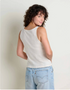 Toad & Co W Foothill Pointelle Henley Tank SALT