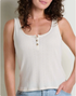 Toad & Co W Foothill Pointelle Henley Tank SALT