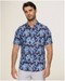 Flag & Anthem M SS Loris Sunbound Shirt NAVY BLUE / RED