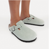 Birkenstock W Boston SFB Suede PURE SAGE - NARROW