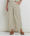 Toad & Co W Taj Hemp Wide Leg Pant BARLEY RAILROAD STRIPE