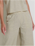 Toad & Co W Taj Hemp Wide Leg Pant BARLEY RAILROAD STRIPE