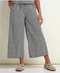 Toad & Co W Sunkissed Wide Leg Pant BLACK and SALT PRINT