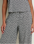 Toad & Co W Sunkissed Wide Leg Pant BLACK and SALT PRINT