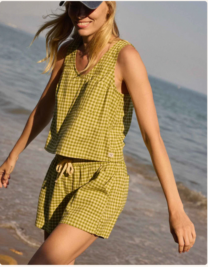 Toad & Co W Taj Hemp Pull On Short WOODBINE PATTERN