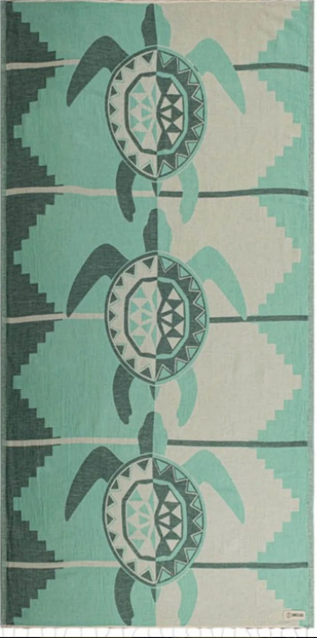 Sand Cloud Terrapin Beach Towel TEAL - REG