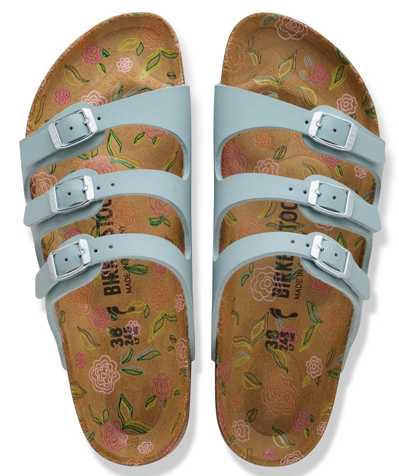 Birkenstock Florida Birko Flor PURE SAGE - REG