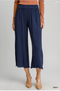 Umgee W Linen Fray Pant NAVY