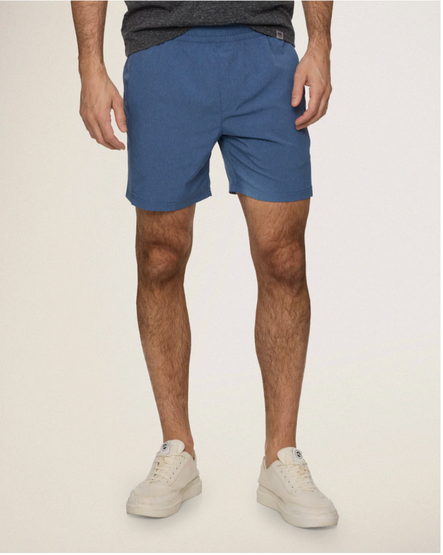 Flag & Anthem M Wright Elastic Waist Athletic Short MEDIUM BLUE