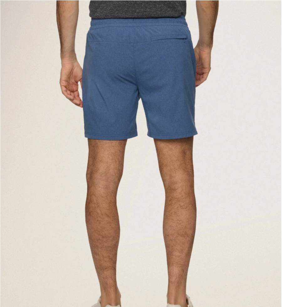 Flag & Anthem M Wright Elastic Waist Athletic Short MEDIUM BLUE