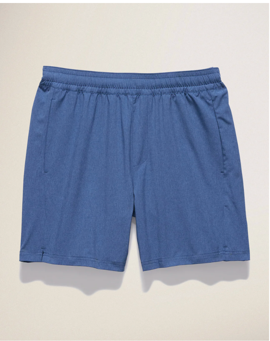 Flag & Anthem M Wright Elastic Waist Athletic Short MEDIUM BLUE