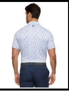 Flag & Anthem M SS Chester Americana Polo WHITE