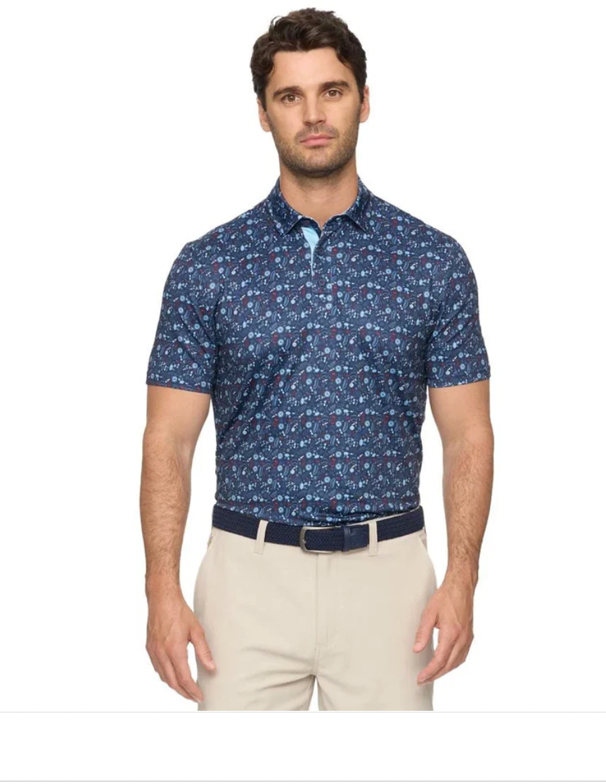 Flag & Anthem M SS Chester Americana Polo NAVY