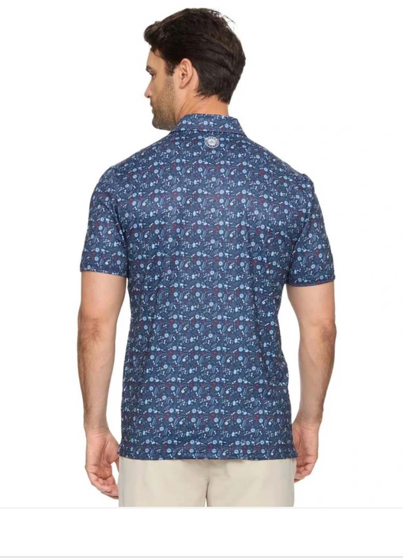 Flag & Anthem M SS Chester Americana Polo NAVY