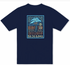 Baja Llama M SS Primo Graphic Tee ELECTRIC PALM - NAVY
