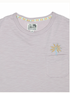 Baja Llama M SS Slub Tee MARRAKESH PALMS - PURPLE