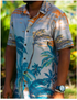 Baja Llama M SS Vagabond Button Up 2 CATS NO RATS - TAN