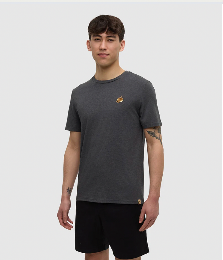 tentree M SS Sasquatch Floatie Tee GRAPHITE HEATHER