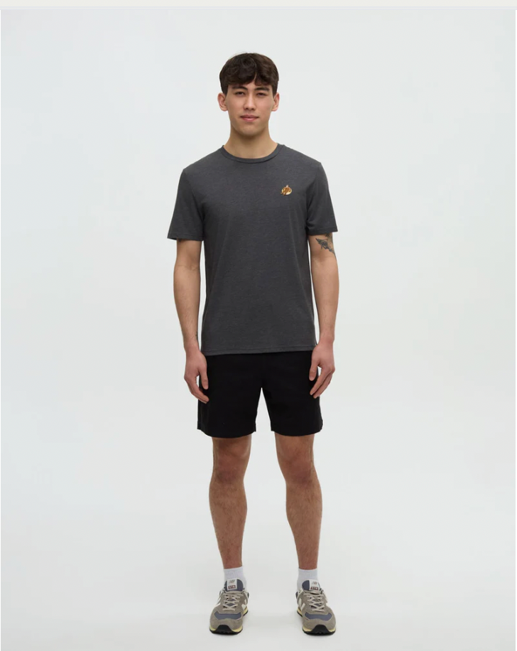 tentree M SS Sasquatch Floatie Tee GRAPHITE HEATHER
