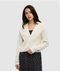 tentree W Poplar Cardigan COTTON WHITE