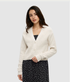 tentree W Poplar Cardigan COTTON WHITE