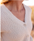 tentree W Poplar Cardigan COTTON WHITE