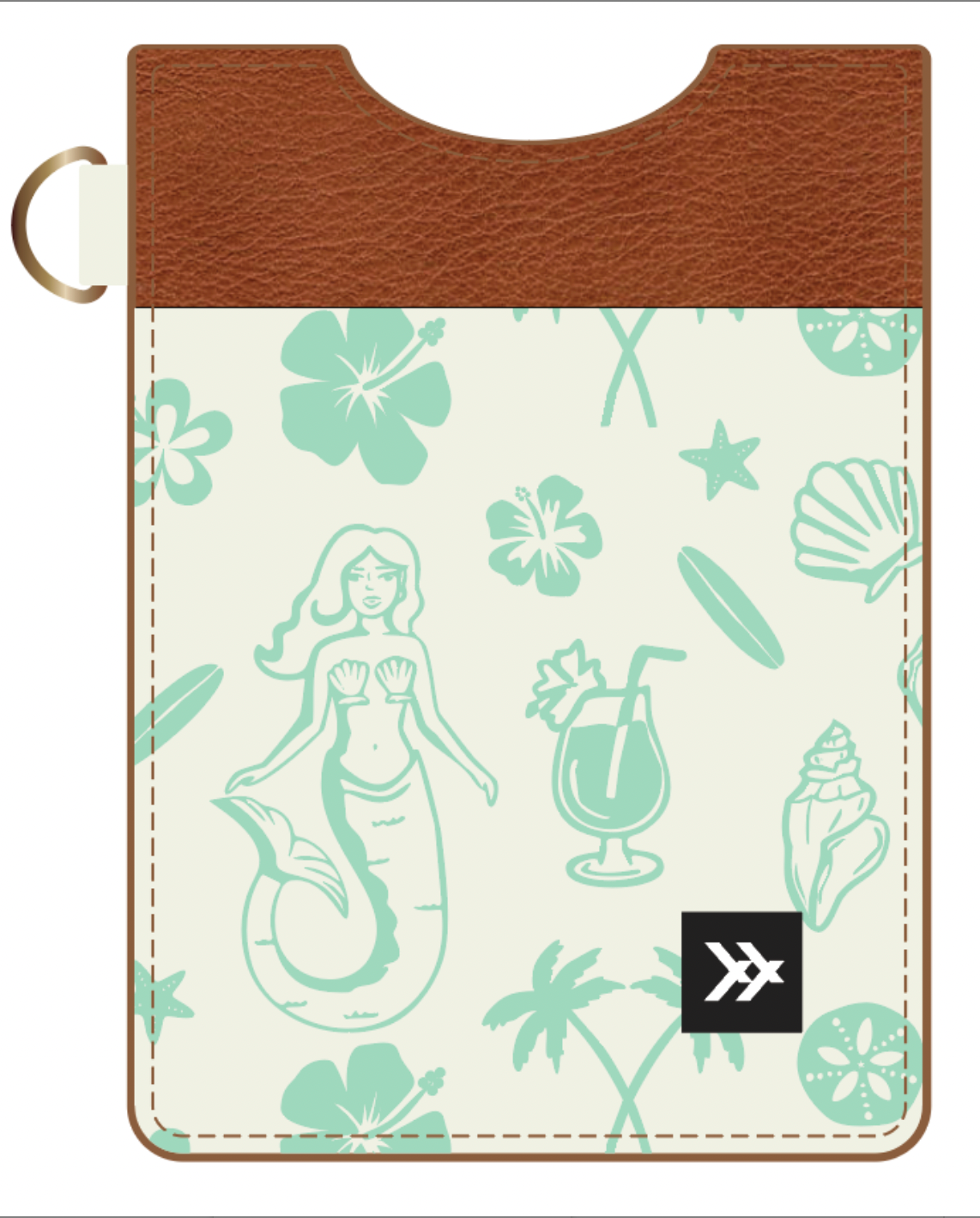 Thread Vertical Wallet SALTWATER MINT