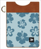 Thread Vertical Wallet HAWAIIAN FLORAL BLUE