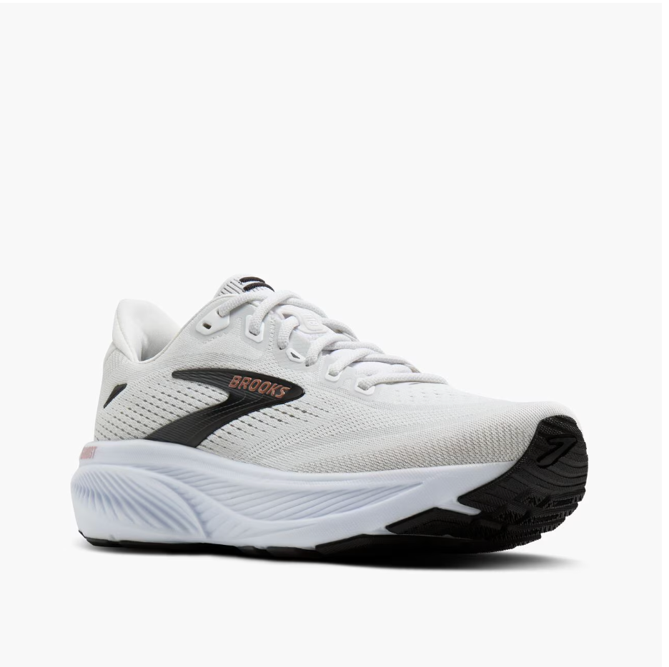Brooks W Ghost 18 WHITE / BLACK / ROSE GOLD