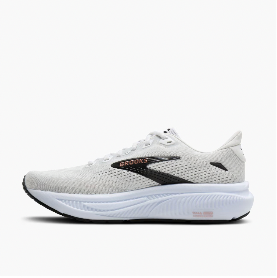Brooks W Ghost 18 WHITE / BLACK / ROSE GOLD