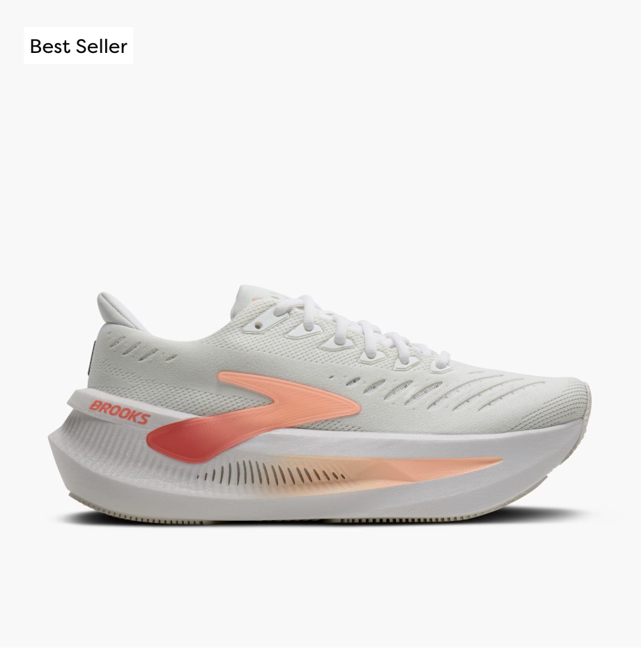 Brooks W Glycerin Max WHITE / CORAL / PEACH