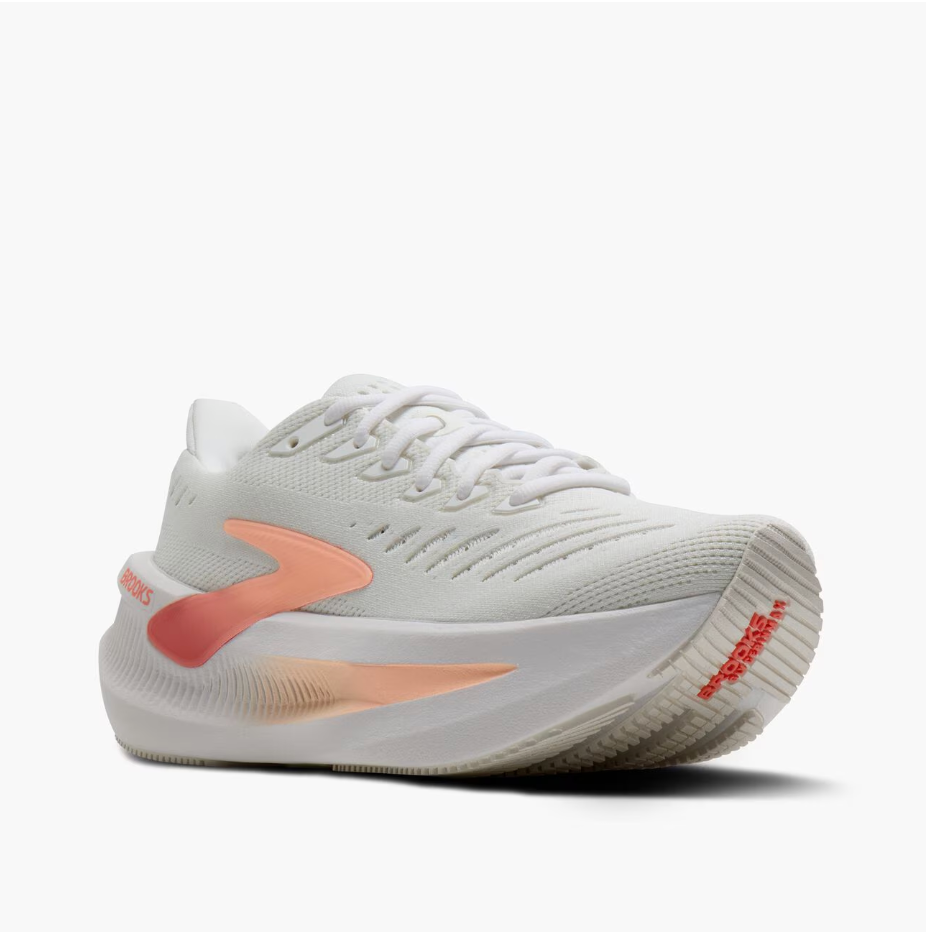 Brooks W Glycerin Max WHITE / CORAL / PEACH