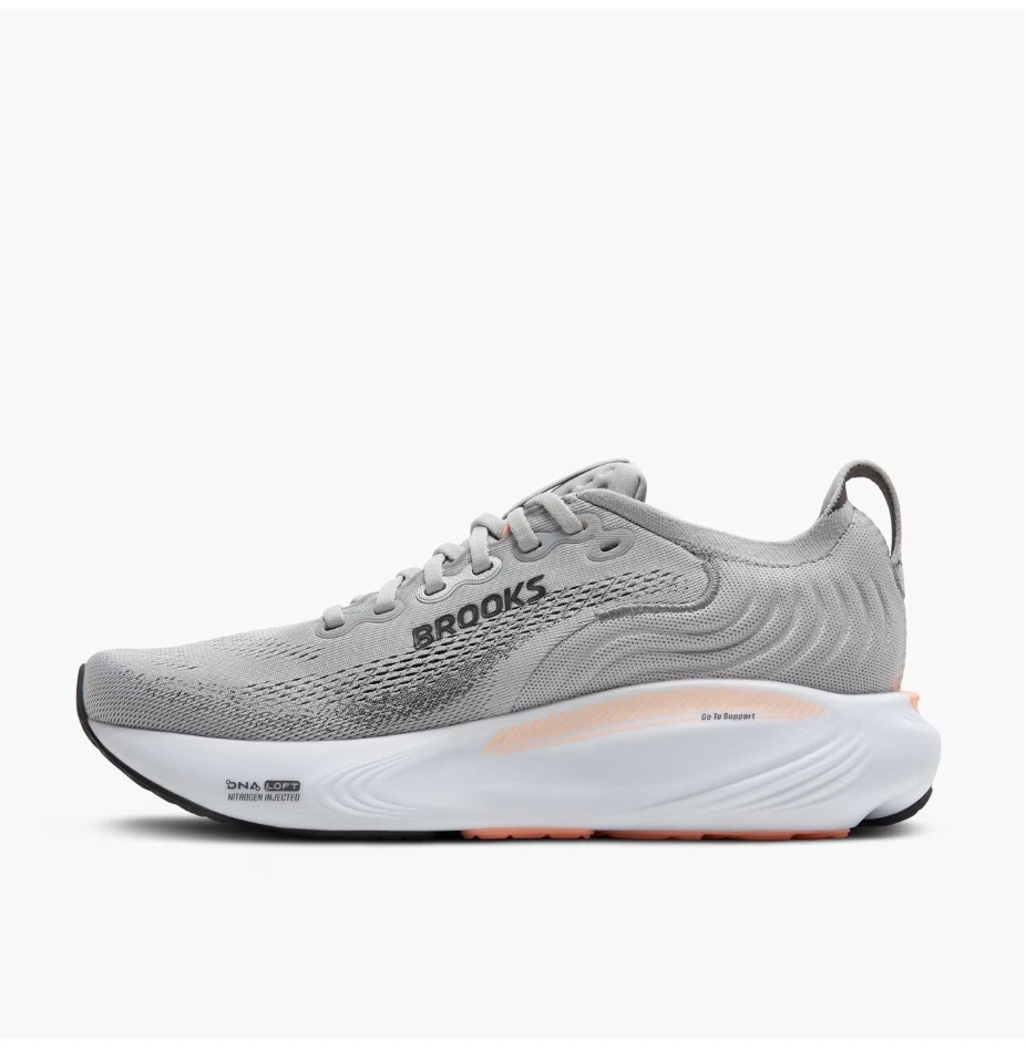 Brooks W Adrenaline GTS 25 GREY / BLACKENED PEARL / CORAL