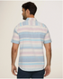 Flag & Anthem M SS Mason Striped Shirt BLUE/WHITE/