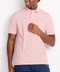 Flag & Anthem M SS Baldwin Stripe Golf Polo Shirt CORAL