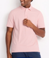 Flag & Anthem M SS Baldwin Stripe Golf Polo Shirt CORAL