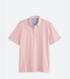 Flag & Anthem M SS Baldwin Stripe Golf Polo Shirt CORAL
