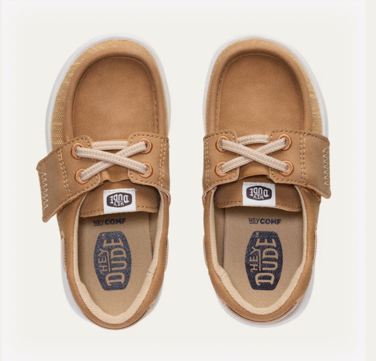 Hey Dude Toddler Wells AC Classic COGNAC