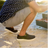 Hey Dude M Wally Stretch Sox BLACK / WHITE