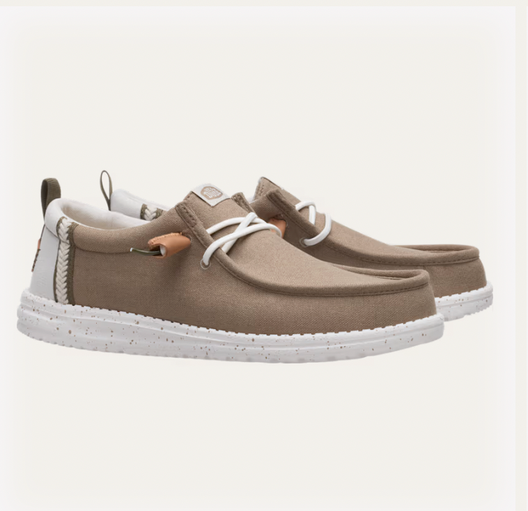 Hey Dude M Wally Craft Linen TIMBER / SILVER BIRCH