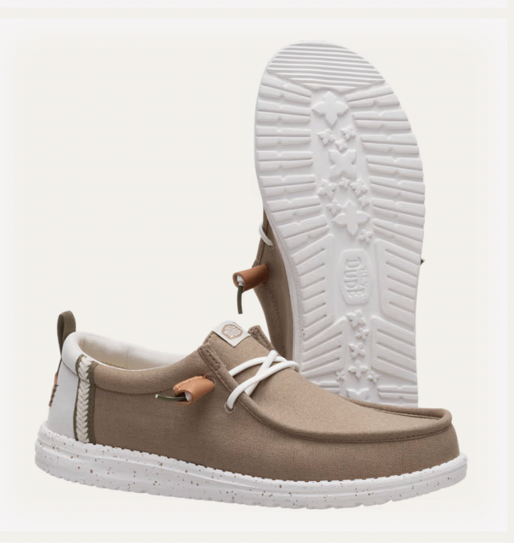 Hey Dude M Wally Craft Linen TIMBER / SILVER BIRCH