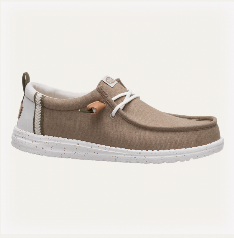 Hey Dude M Wally Craft Linen TIMBER / SILVER BIRCH