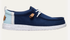 Hey Dude Wally Craft Linen NAVY BLAZER MULTI