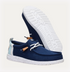 Hey Dude Wally Craft Linen NAVY BLAZER MULTI